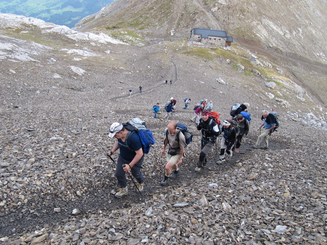 Départ pour le glacier