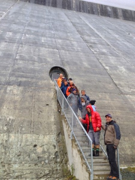 Visite du barrage