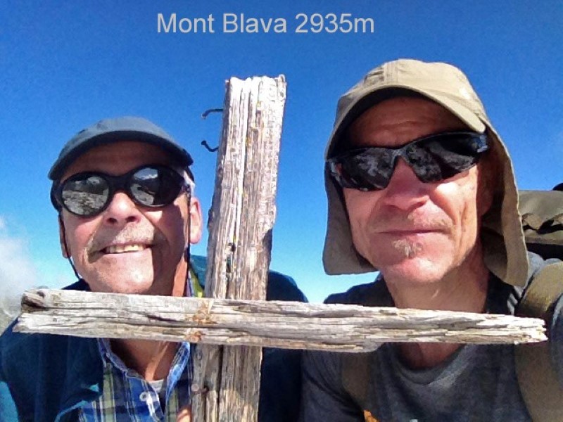 Daniel et Guy au sommet